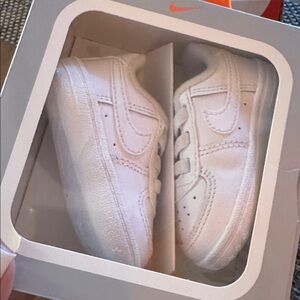 Nike White Crib Shoes